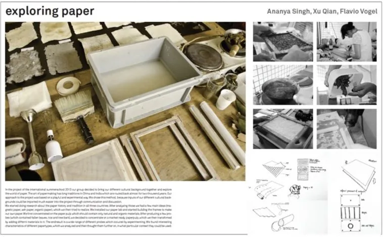 Exploring paper 跨文化协同设计项目展板