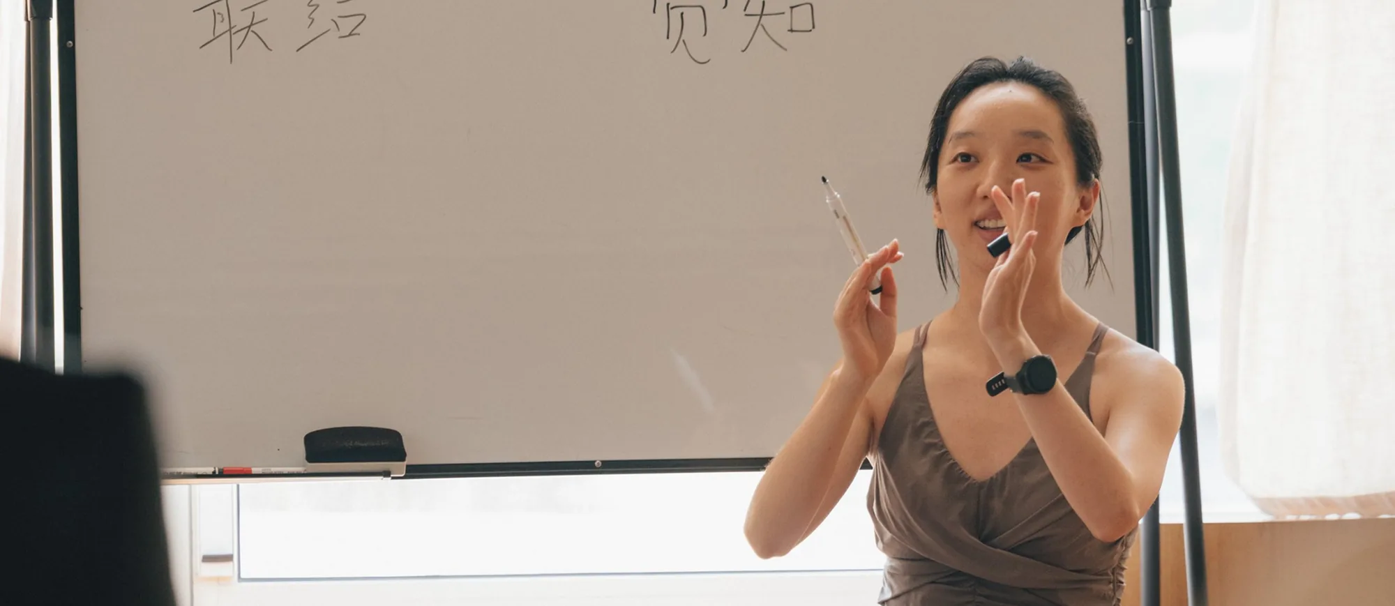 徐谦在工作坊上分享